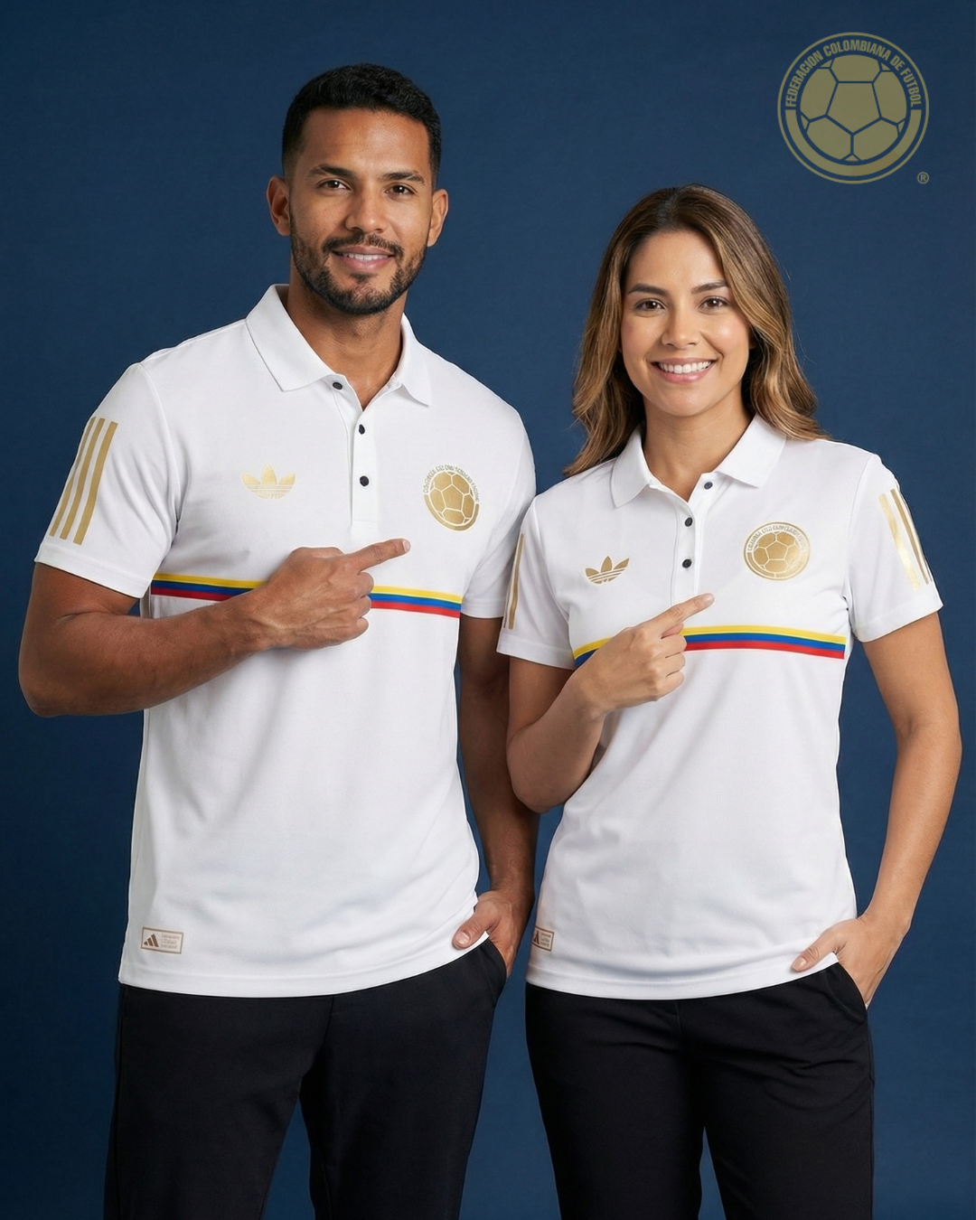Camiseta blanca Colombia 2026