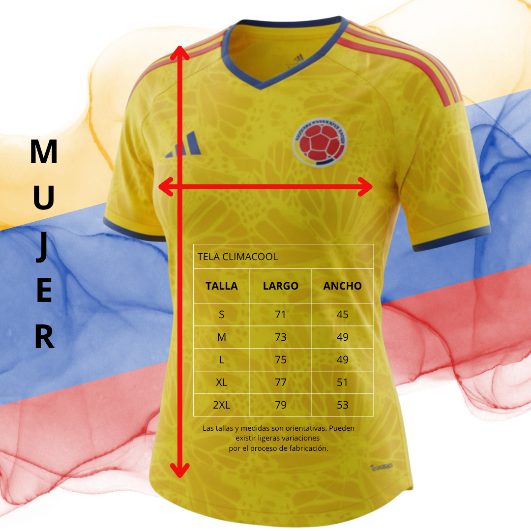 Camiseta Tricolor Colombia 2026